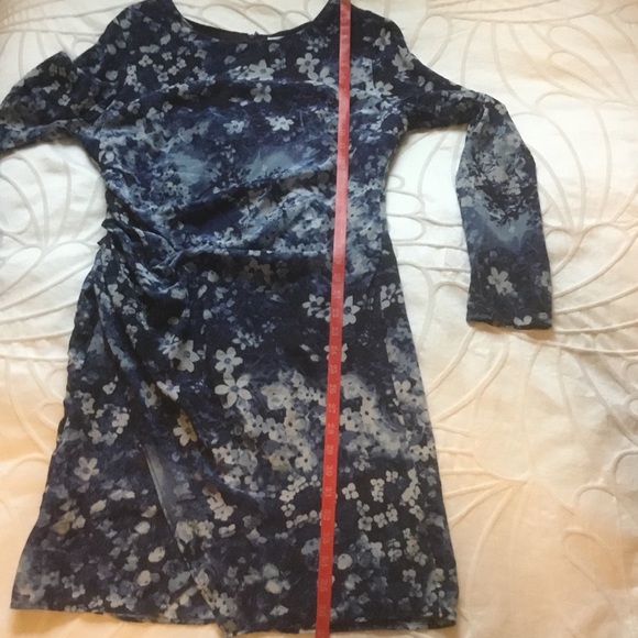 Piperlime | Silk sheath dress with ruching and front wrap design - Picture 7 of 11